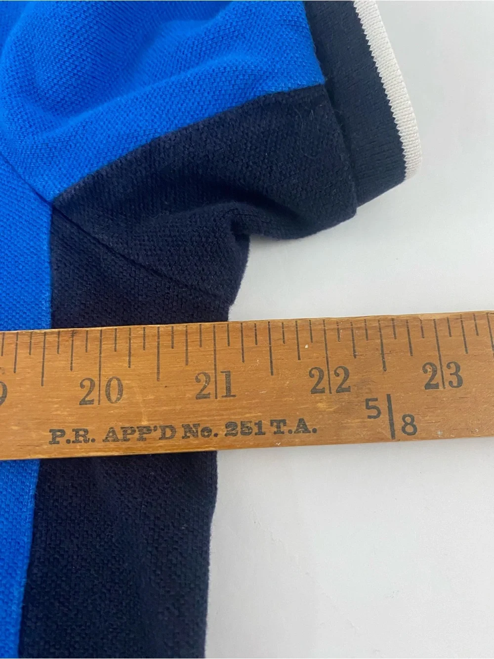 POLO by Ralph Lauren Italia Polo Shirt Blue Custom Shirt Size Large